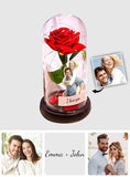 I Love You - Personalized Couple Eternal Rose Night Light