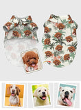 Custom Coconut Tree Pet Beach Shirt Clothes Gift for Pets - Personalized Hawaiian Dog Shirt