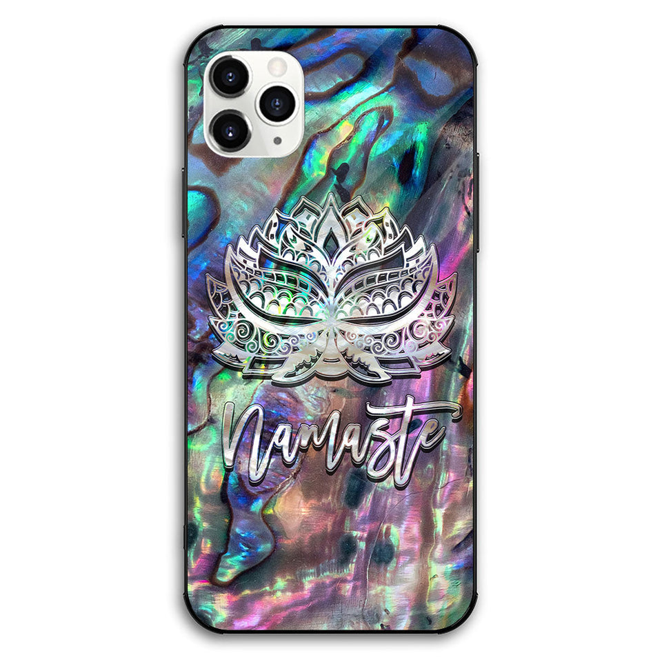 Namaste Seashell Pattern Print Phone Case