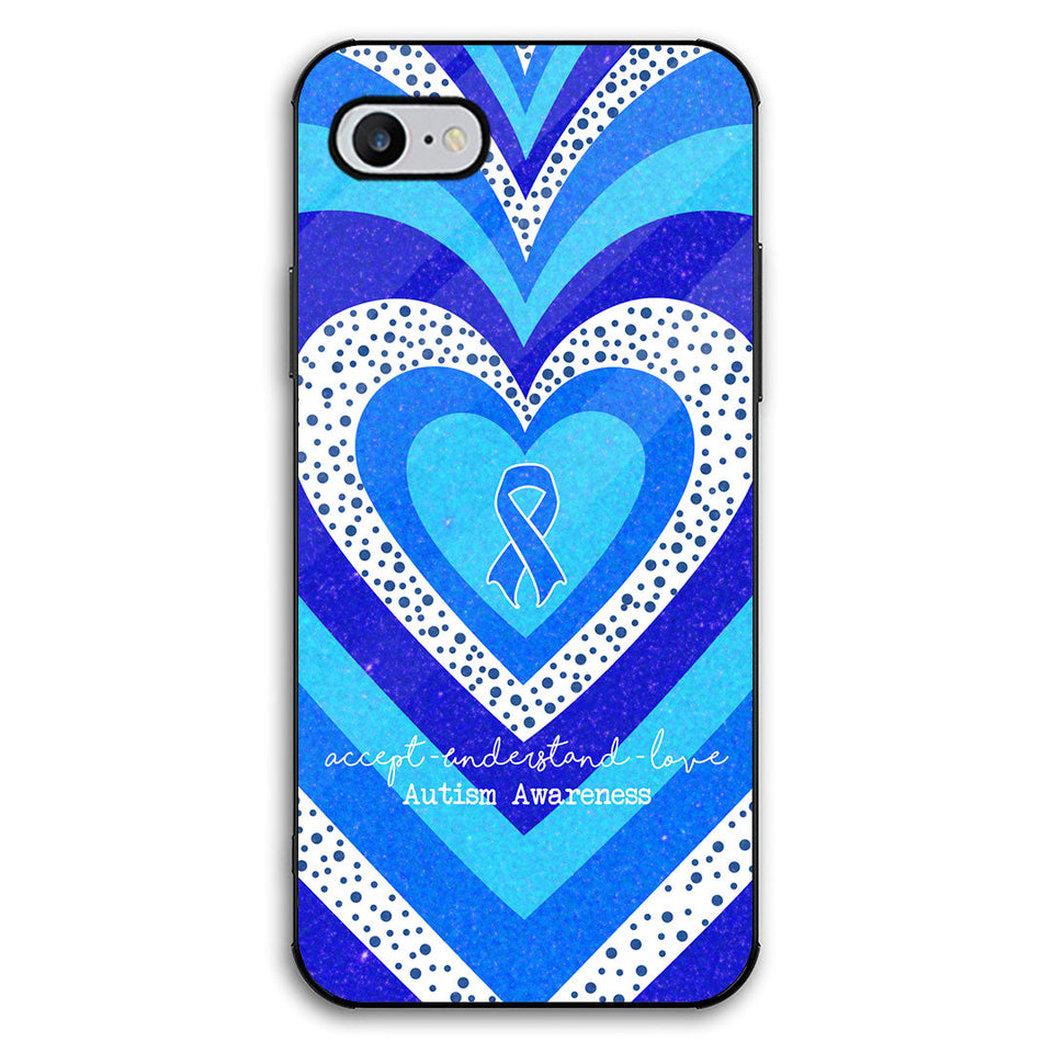 Accepter, comprendre, aimer - Coque de téléphone pour la sensibilisation à l'autisme