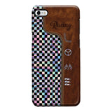 Racing Leather Pattern Print Phone Case