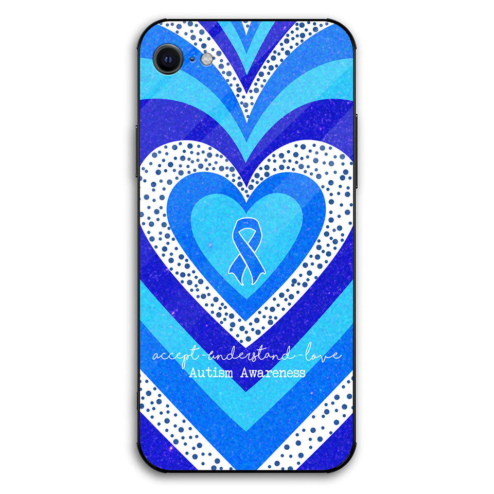 Accepter, comprendre, aimer - Coque de téléphone pour la sensibilisation à l'autisme