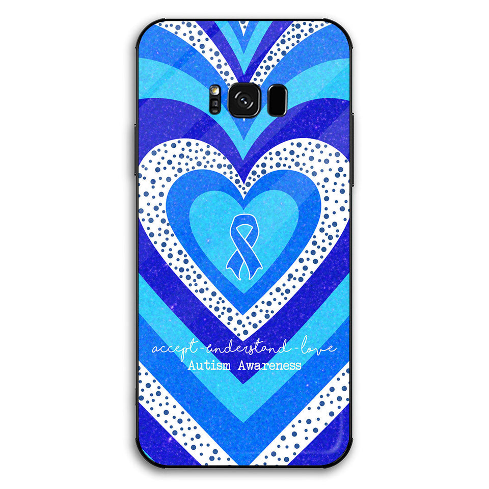 Accepter, comprendre, aimer - Coque de téléphone pour la sensibilisation à l'autisme