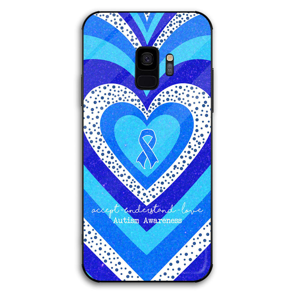 Accepter, comprendre, aimer - Coque de téléphone pour la sensibilisation à l'autisme