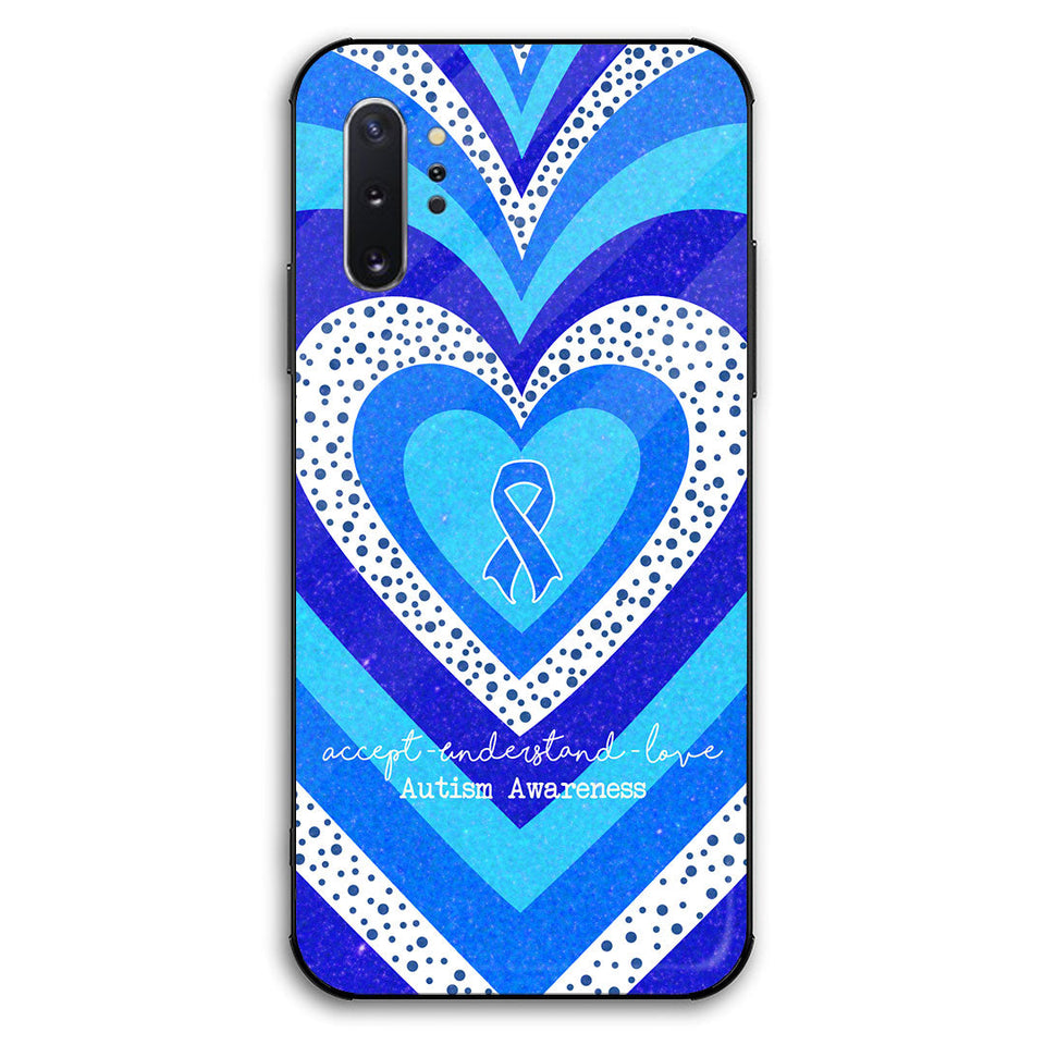 Accepter, comprendre, aimer - Coque de téléphone pour la sensibilisation à l'autisme