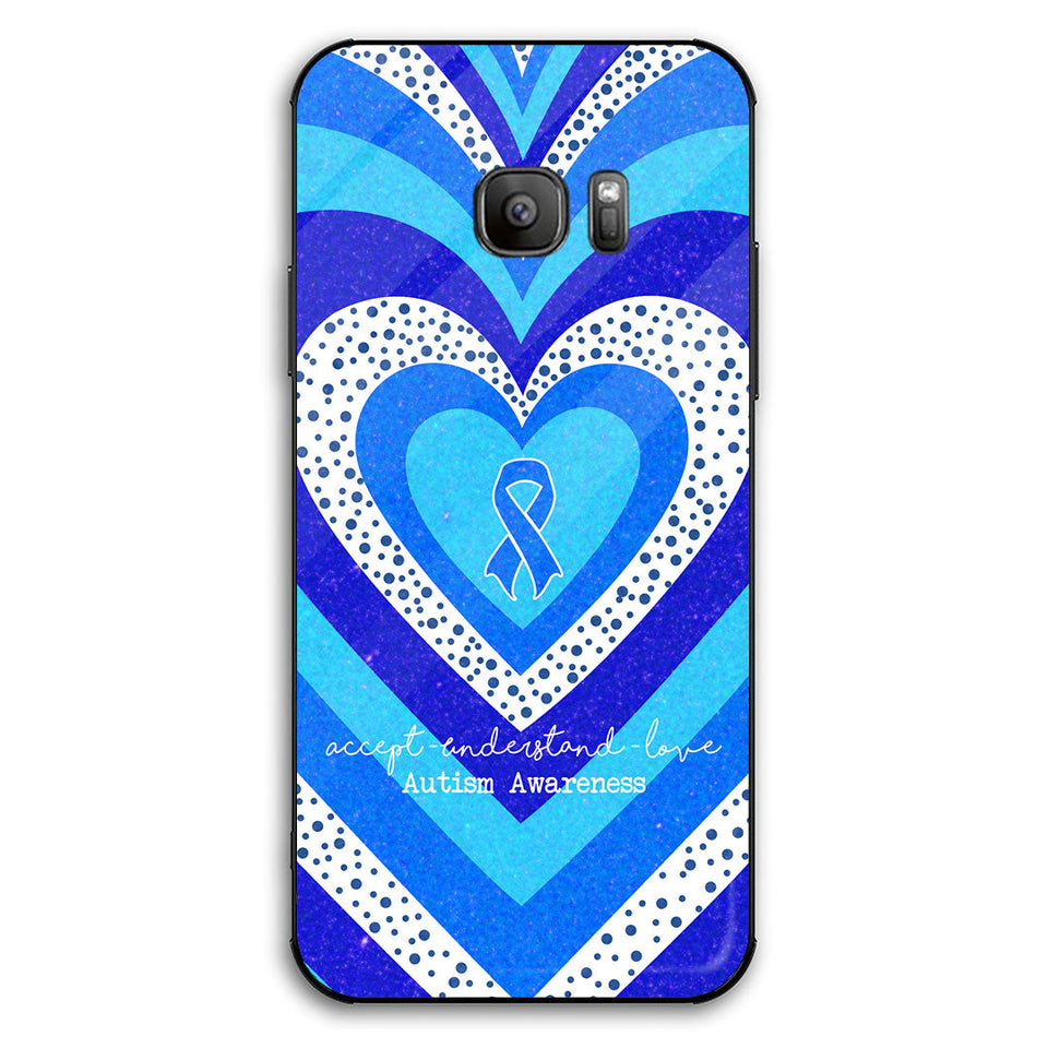 Accepter, comprendre, aimer - Coque de téléphone pour la sensibilisation à l'autisme