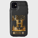 Name Initial Alphabet - Personalized Luxury Wallet Phone Case