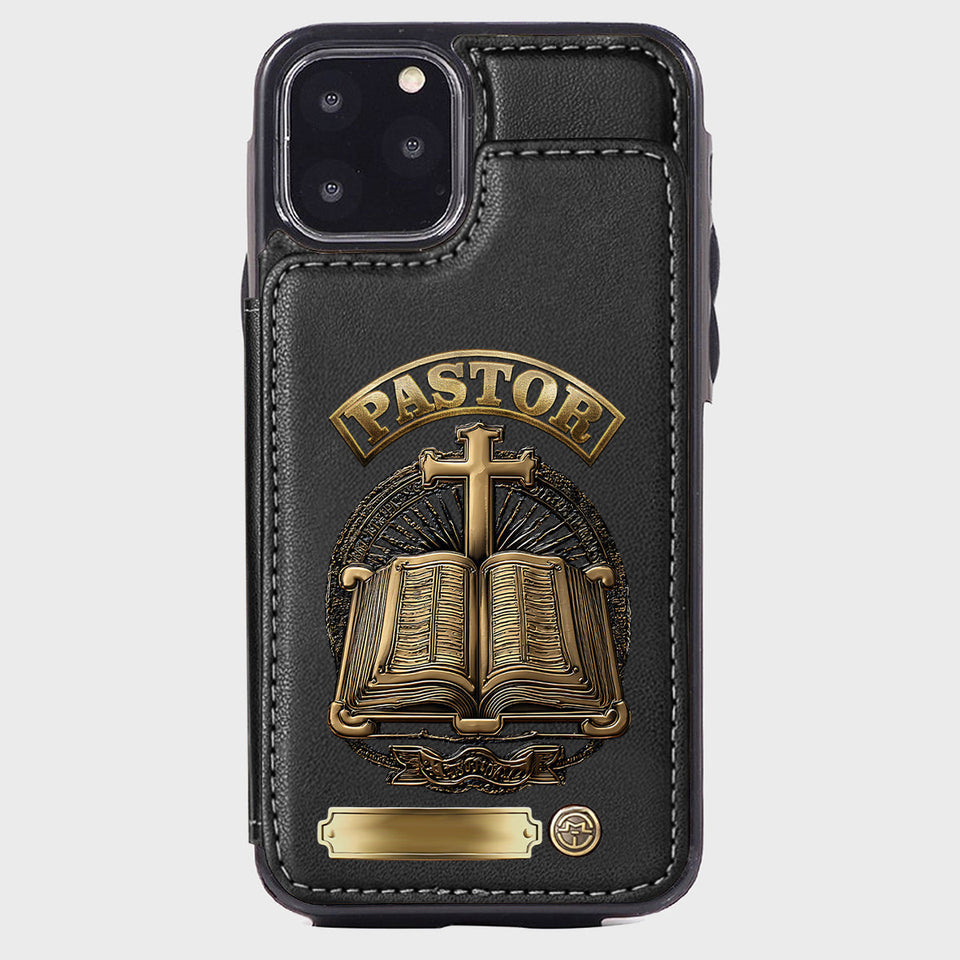 Gift For Pastor - Personalized Pastor Wallet Phone Case