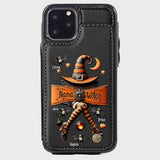 Halloween Gift For Grandma, Mama Witch - Personalized Mother Wallet Phone Case