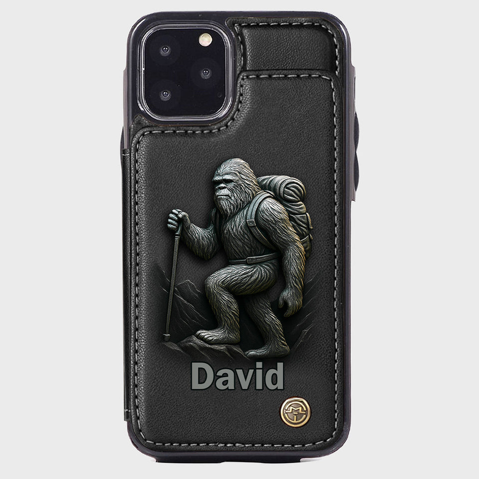 Sasquatch - Personalized Hiking Wallet Phone Case