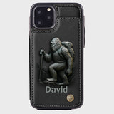 Sasquatch - Personalized Hiking Wallet Phone Case