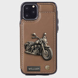 Motorcycle Enthusiast - Personalized Biker Wallet Phone Case