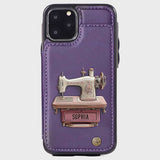 Sewing Machine - Personalized Sewing Wallet Phone Case