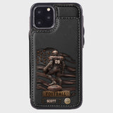 Game Day - Personalized Football Wallet Phone Case