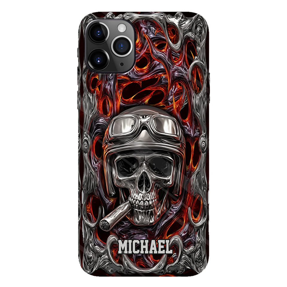 Ride Or Die - Personalized Biker Full Print Phone Case