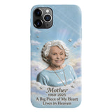 Coque de téléphone personnalisée avec photo - Un morceau de mon cœur - Souvenir personnalisé - Impression intégrale
