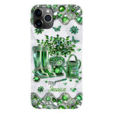 Just A Girl Who Loves Gardening - Personalized Gardening Full Print Phone Case