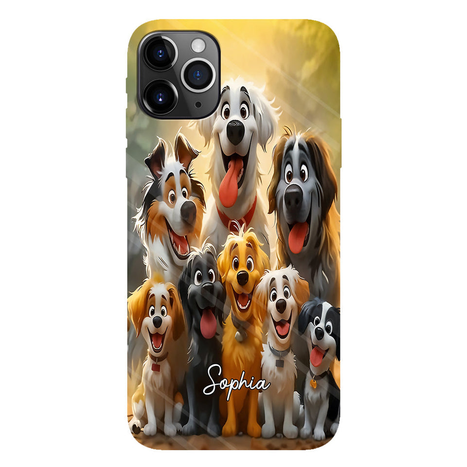 Just A Girl Who Loves Dogs - Personalized Dog Full Print Phone Case