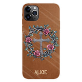 Croire - Coque de téléphone personnalisée avec impression chrétienne intégrale