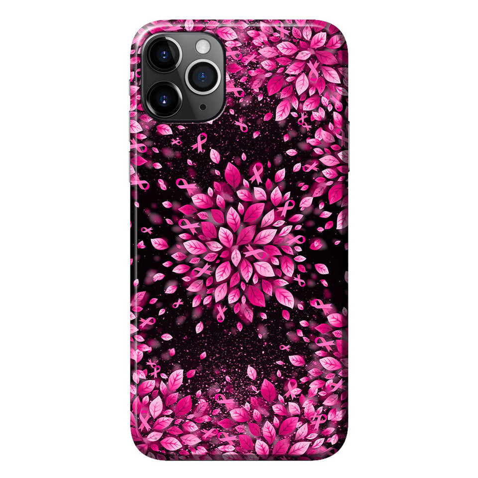Foi, Espoir, Amour - Coque de téléphone personnalisée pour la sensibilisation au cancer du sein
