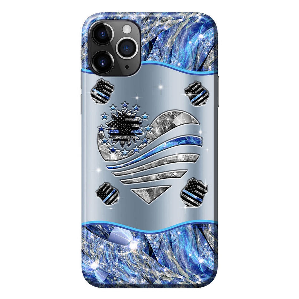 Supporting The Paws - Police Officer Personalized  Phone Case