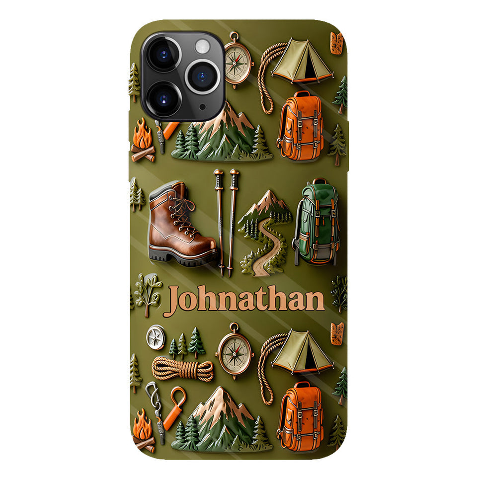 Hiking Makes Me Happy - Personalized Hiking Full Print Phone Case