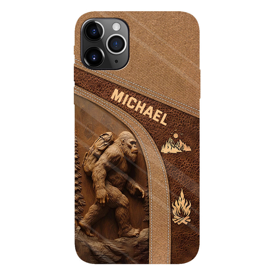 Sasquatch - Personalized Hiking Full Print Phone Case
