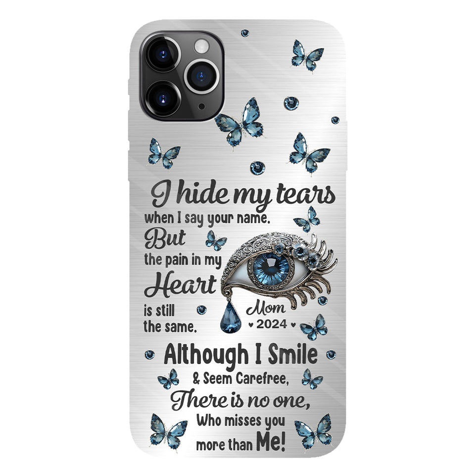 Mes larmes - Coque de téléphone personnalisée en hommage à mes larmes