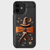 Halloween Gift For Grandma, Mama Witch - Personalized Mother Wallet Phone Case