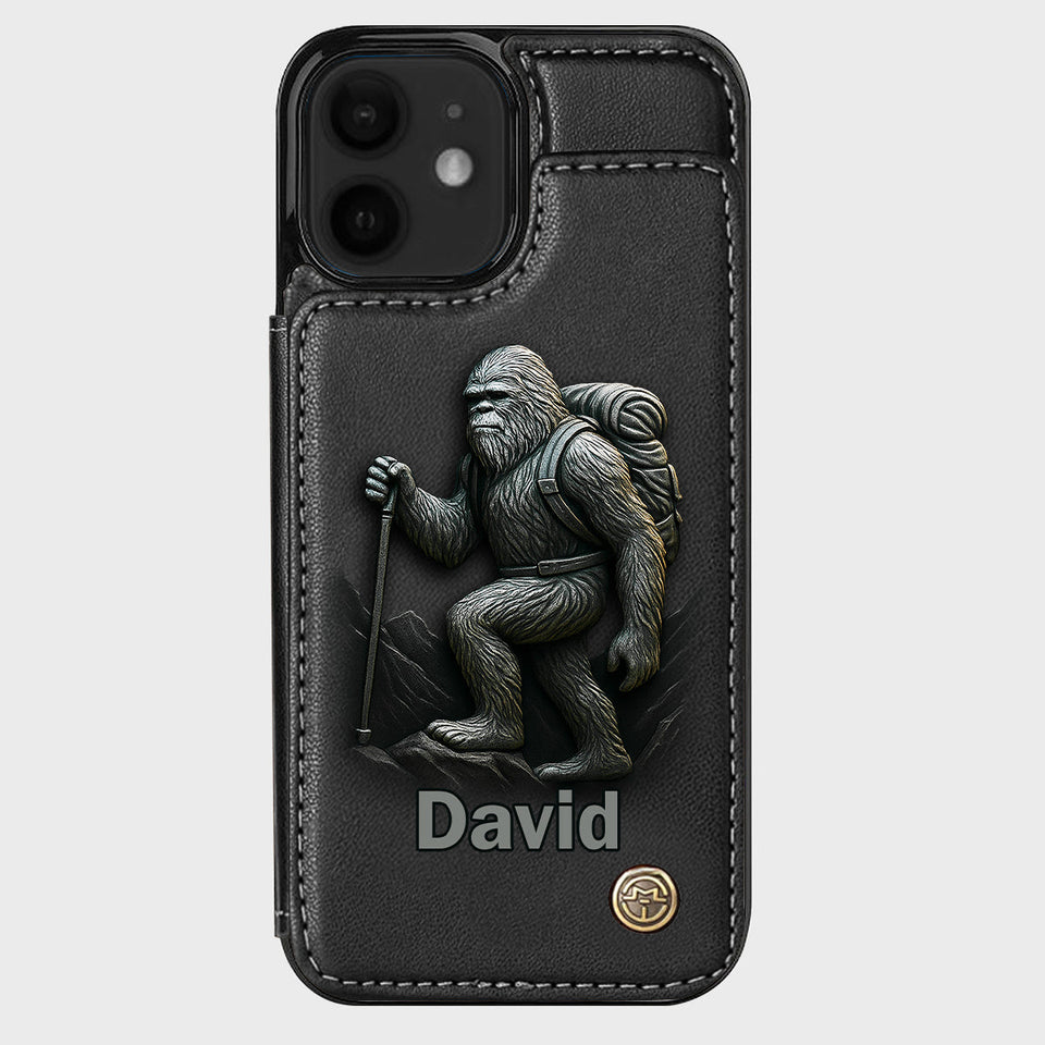 Sasquatch - Personalized Hiking Wallet Phone Case
