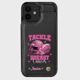 Pink Out - Personalized Football Wallet Phone Case