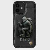 Sasquatch - Personalized Hiking Wallet Phone Case