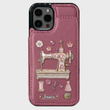 Beautiful Sewing Machine - Personalized Sewing Wallet Phone Case