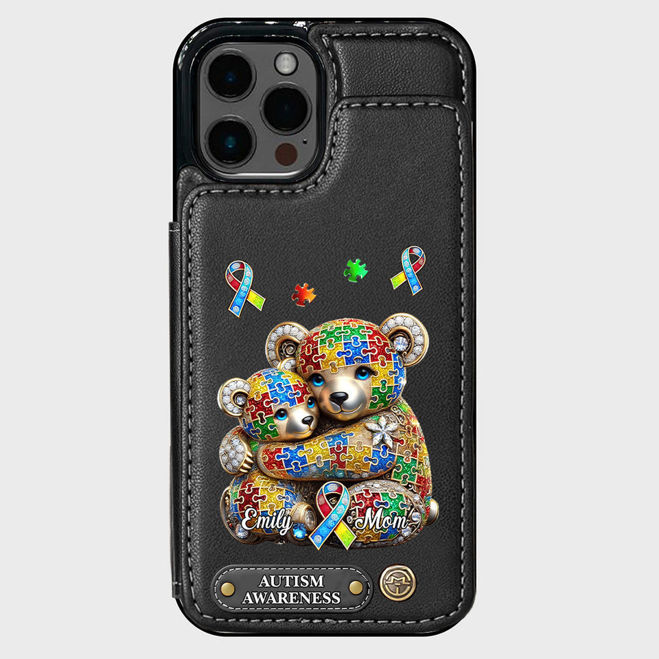 Strong Mama - Personalized Autism Awareness Wallet Phone Case