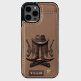 Western Spirit - Personalized Western Outfit Wallet Phone Case
