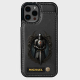 Knight Of God - Personalized Christian Wallet Phone Case