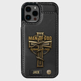 Man Of God - Personalized Christian Wallet Phone Case