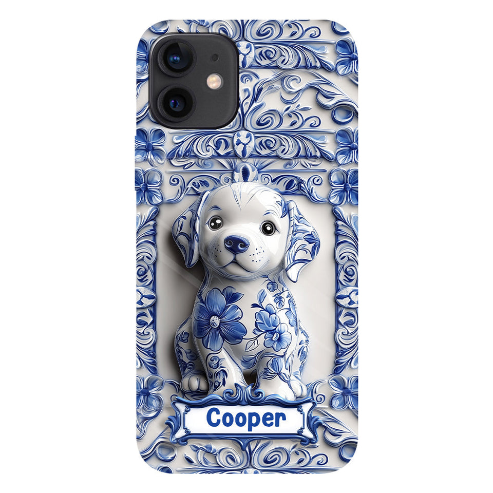 Cute Labrador Retriever - Personalized Dog Full Print Phone Case