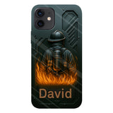 The Strone One - Personalized Firefighter Full Print Phone Case