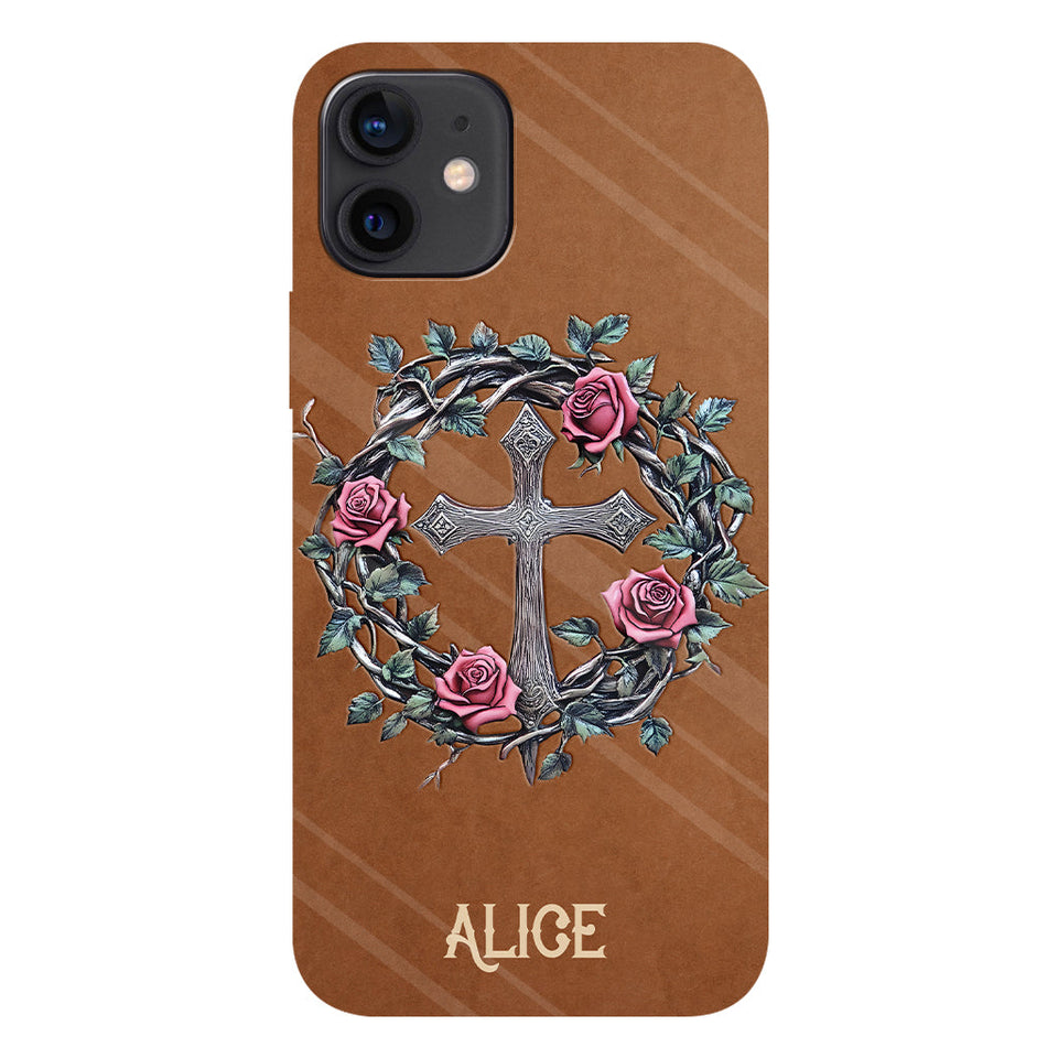 Croire - Coque de téléphone personnalisée avec impression chrétienne intégrale