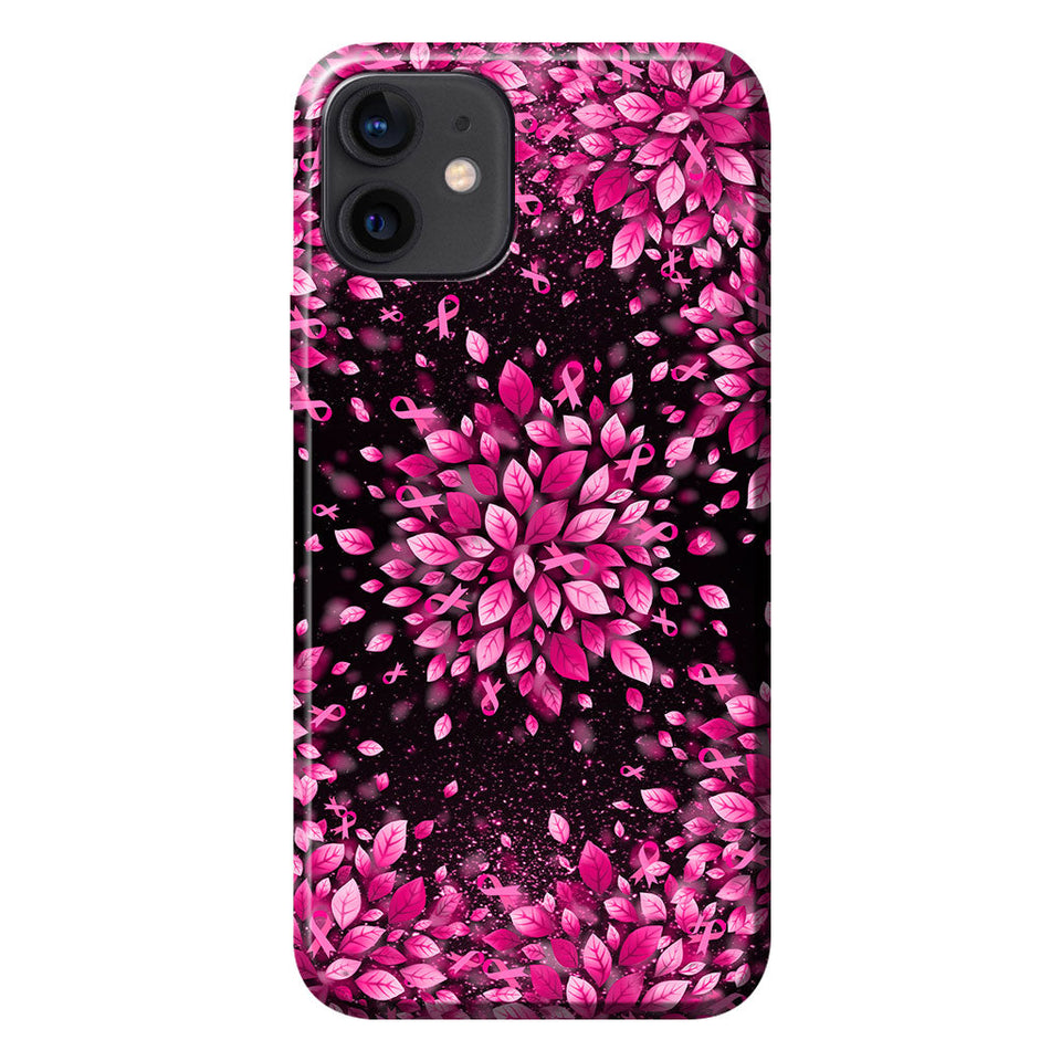 Foi, Espoir, Amour - Coque de téléphone personnalisée pour la sensibilisation au cancer du sein