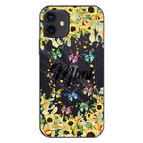 We Love You - Personalized Grandma Clear Phone Case