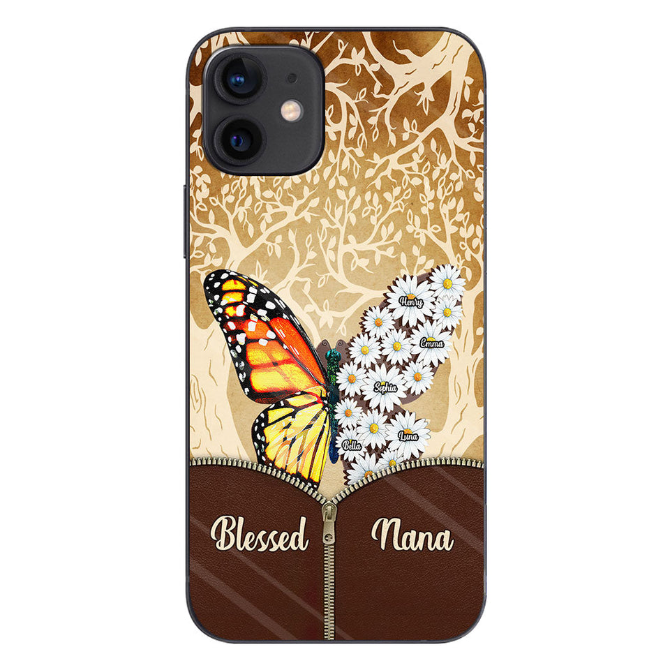 Butterfly Daisy - Personalized Grandma Phone case