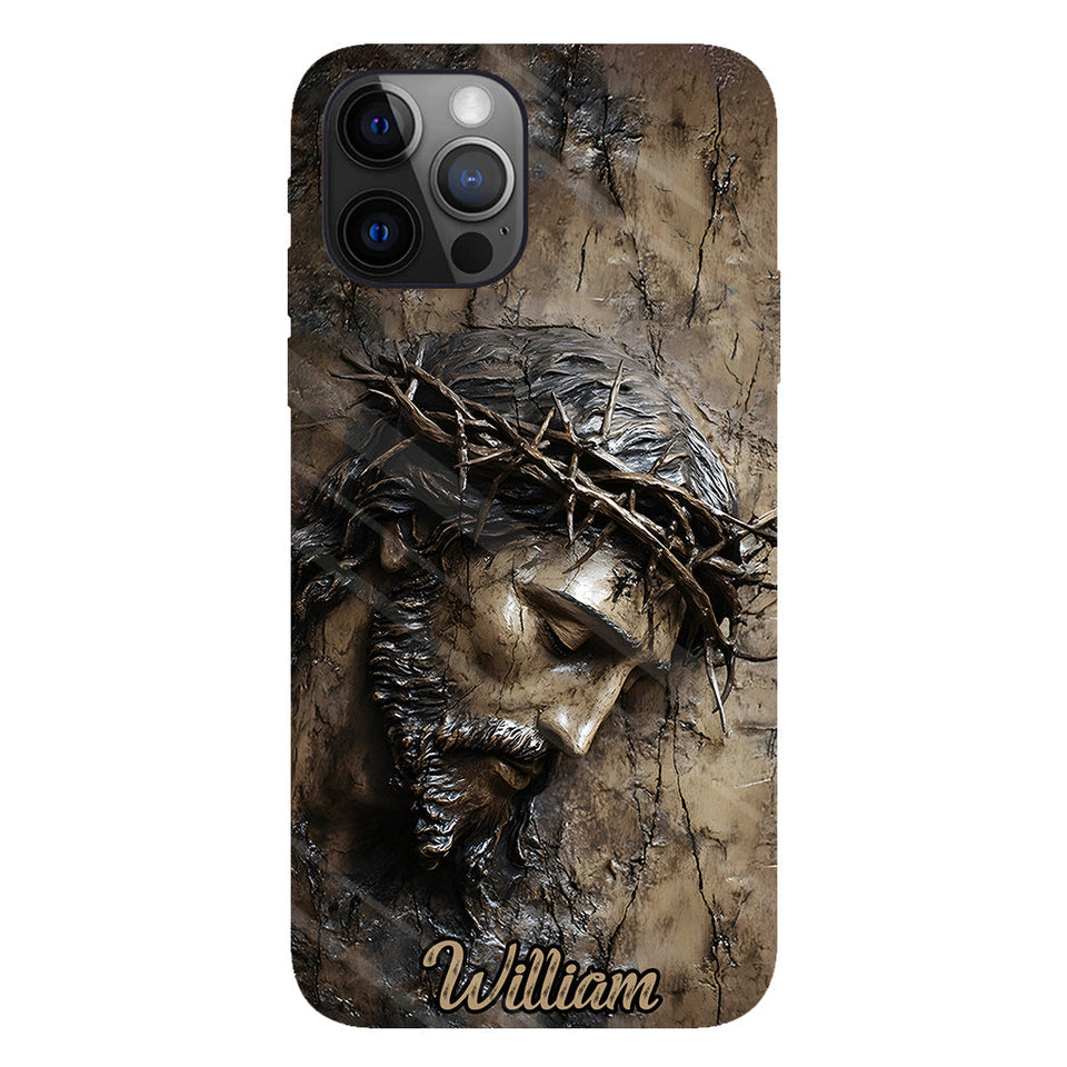 Foi, Espérance, Amour - Coque de téléphone personnalisée avec imprimé chrétien intégral