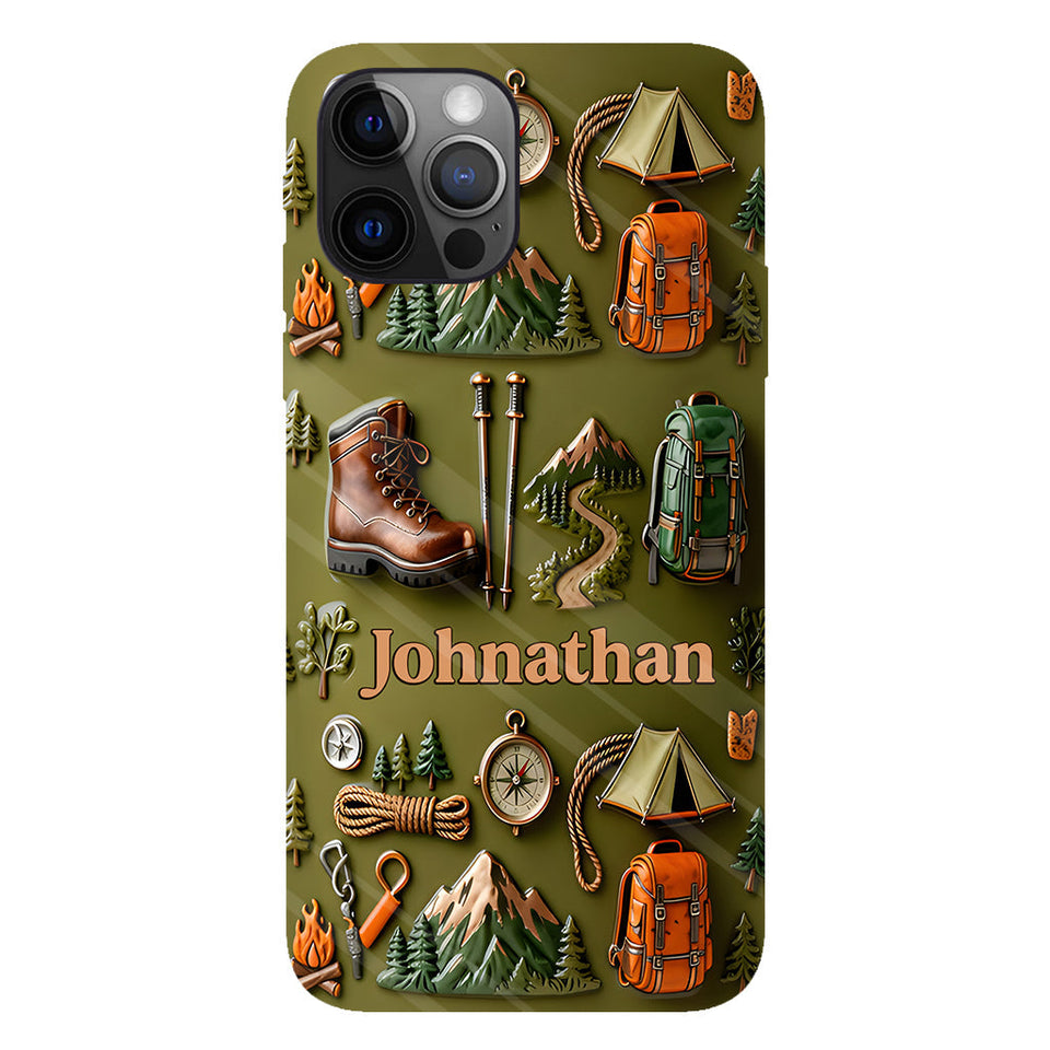 Hiking Makes Me Happy - Personalized Hiking Full Print Phone Case