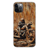 Never Underestimate An Old Man With A Motorcycle - Personalized Biker Phone Case