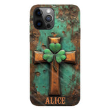 Vintage Irish Cross - Personalized Saint Patrick's Day Full Print Phone Case
