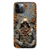 Vintage Skull - Personalized Skull Full Print Phone Case