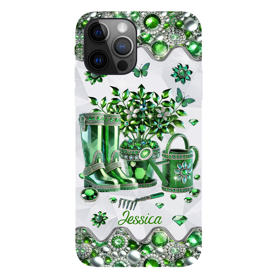 Just A Girl Who Loves Gardening - Personalized Gardening Full Print Phone Case