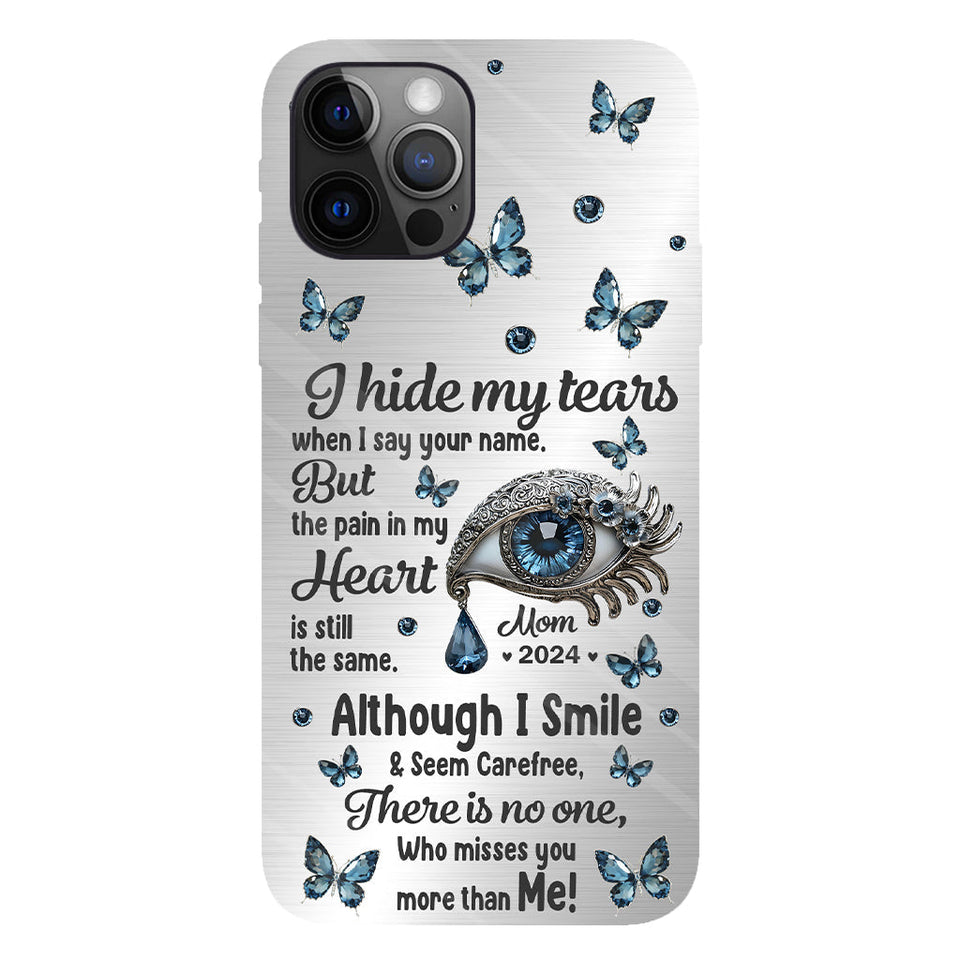 Mes larmes - Coque de téléphone personnalisée en hommage à mes larmes